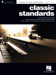 Singer's Jazz Anthology: Classic Standards Vocal Solo & Collections sheet music cover